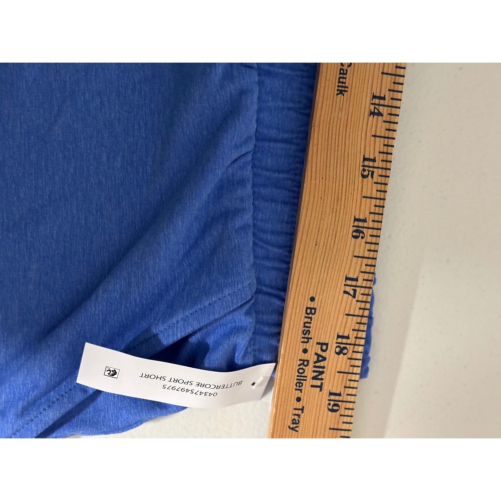 Athletic Works 2-Piece Set Women XL Blue Heather Tee Shorts Moisture Wicking NEW - Picture 11 of 14